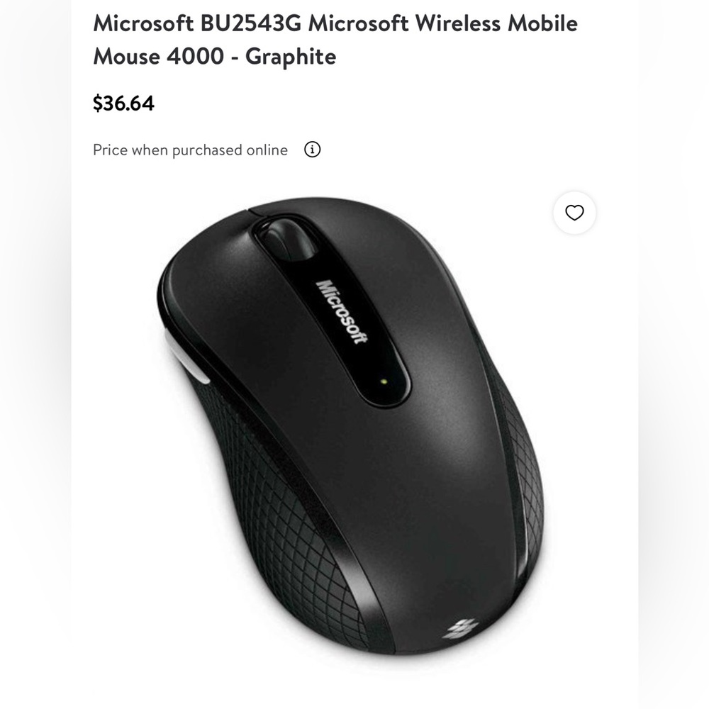 New in box Microsoft mouse 4000
